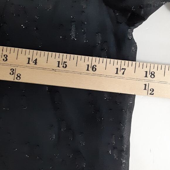 Lilly Pulitzer Cleme Long Sleeve Silk Dress Black Shimmer Womens 00 Holiday NWT - Picture 8 of 10